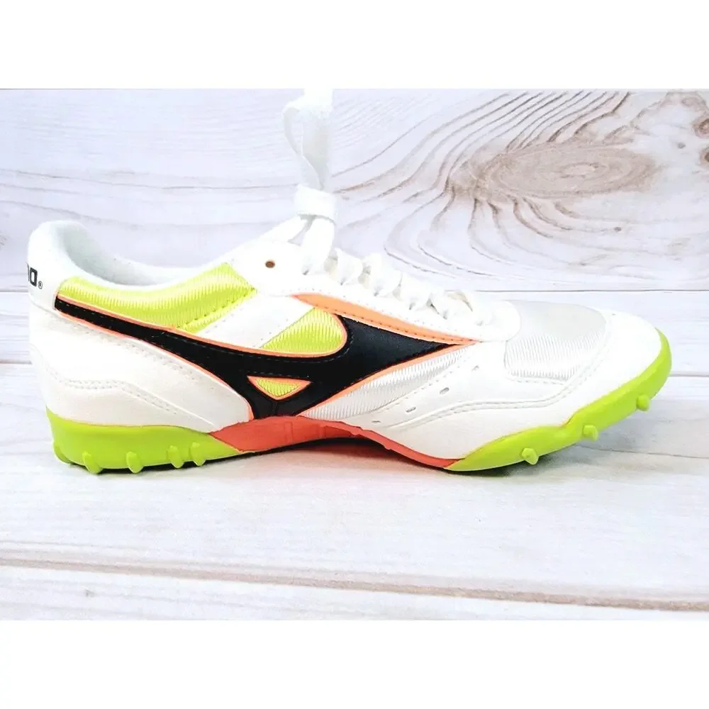 Vintage Mizuno Cross Mens 5.5 Womens 7 Track & Field Shoes White Yellow NEW